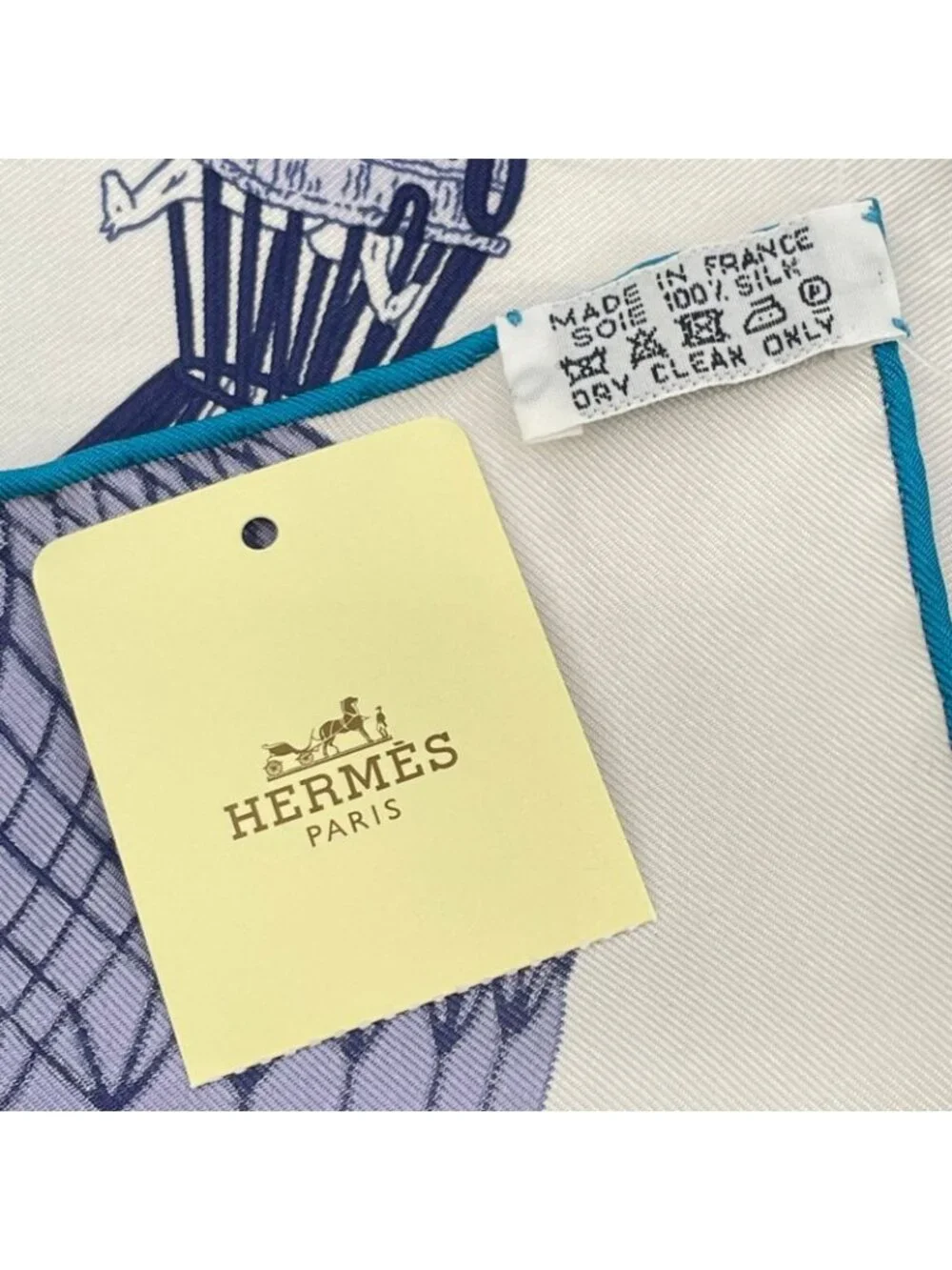 Hermes Carre 90 Scarf Silk Hippopolis UGO Gattoni Ipopolis - Picture 9 of 10